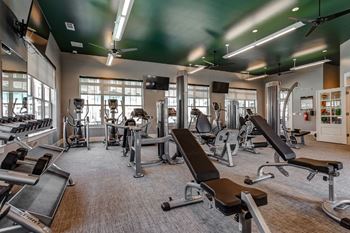 our fitness center has state of the art cardio equipment and weights